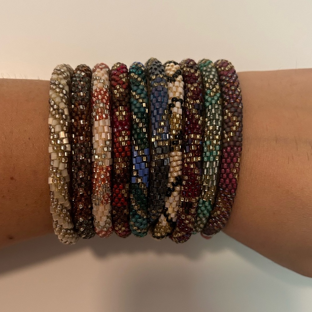 Lily and Laura bracelet stack
